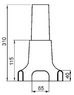 телескопический пластиковый кожух LPB003